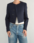 Frame Blazer - Navy (S)