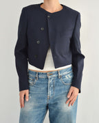Frame Blazer - Navy (S)