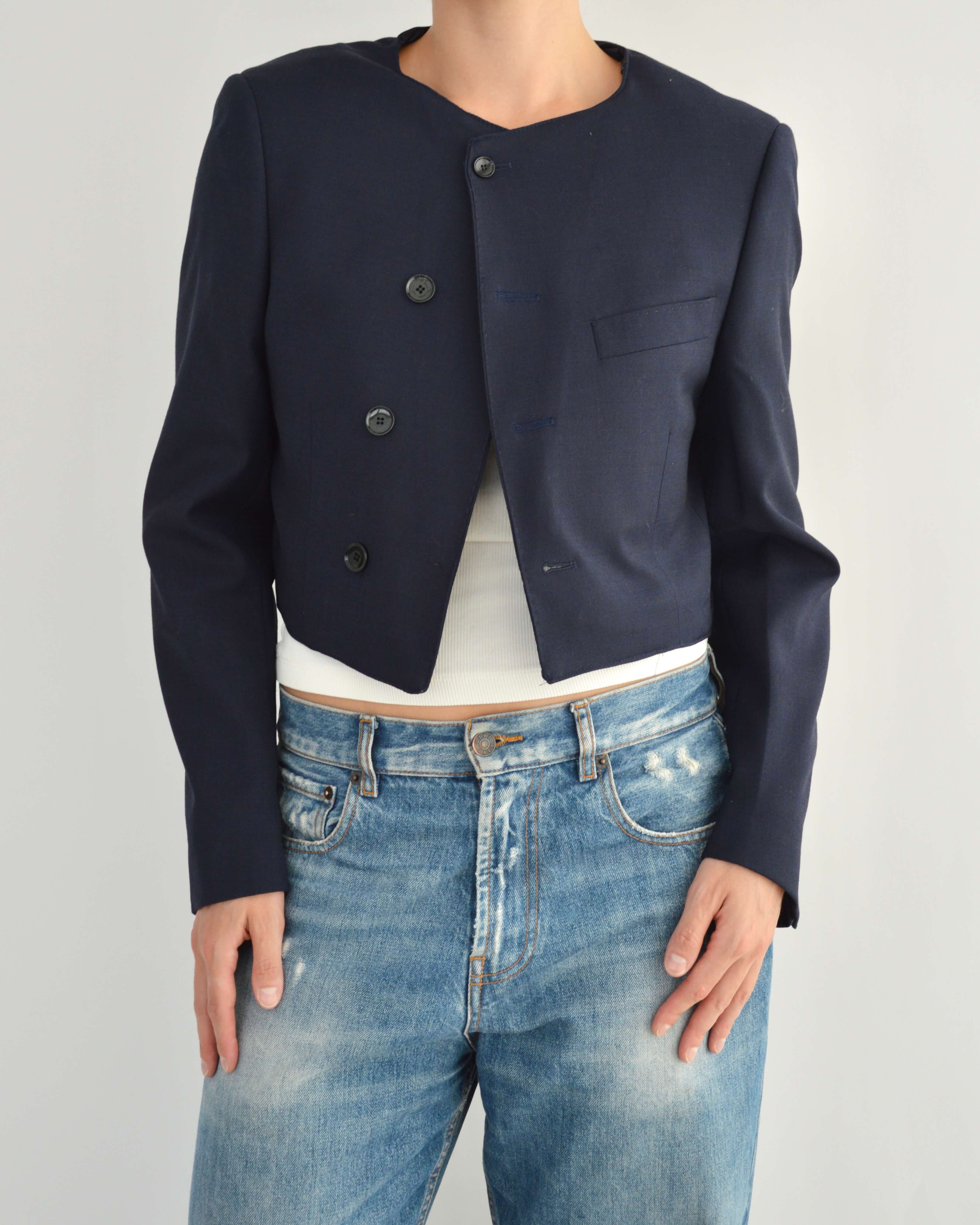 Frame Blazer - Navy (S)