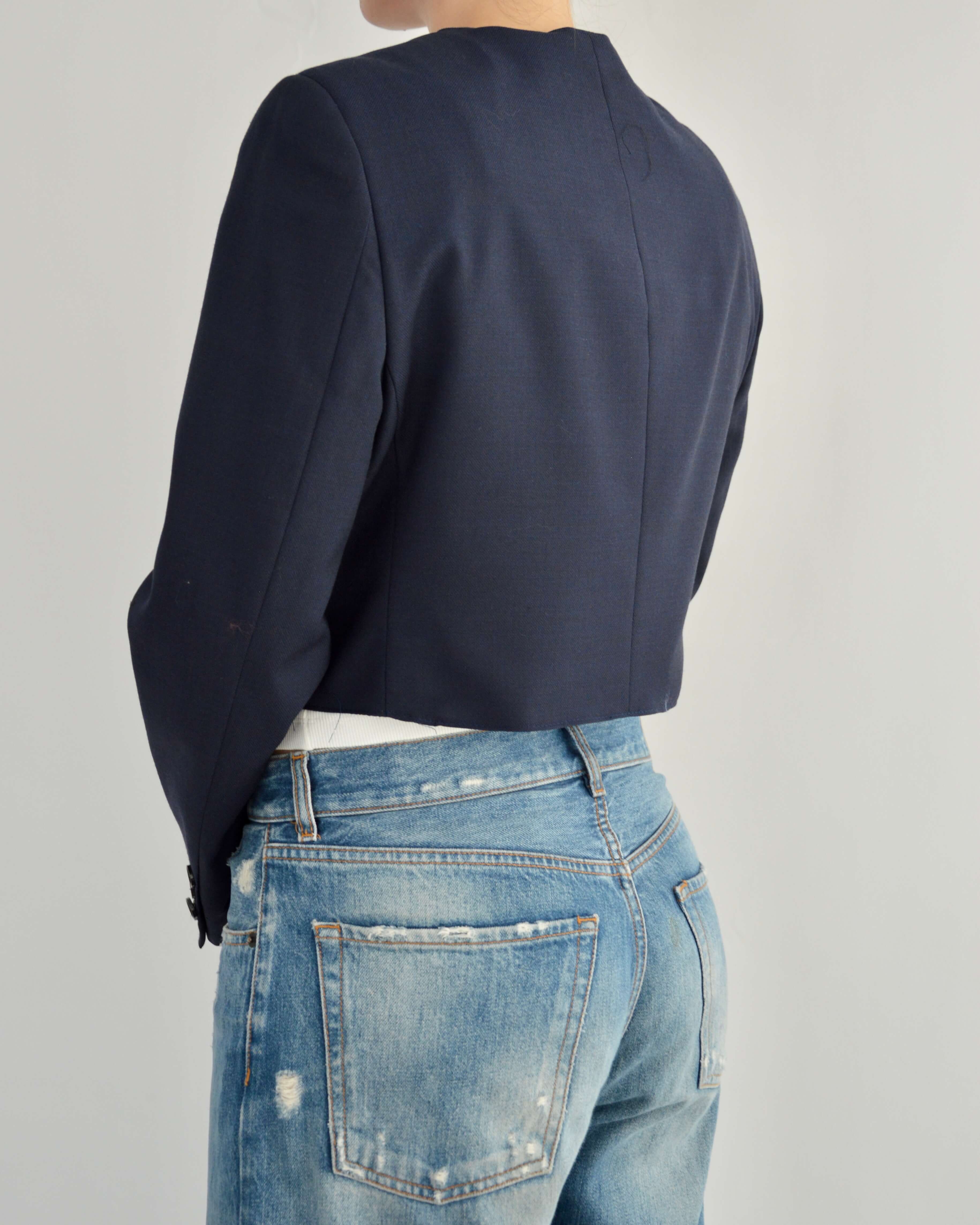 Frame Blazer - Navy (S)