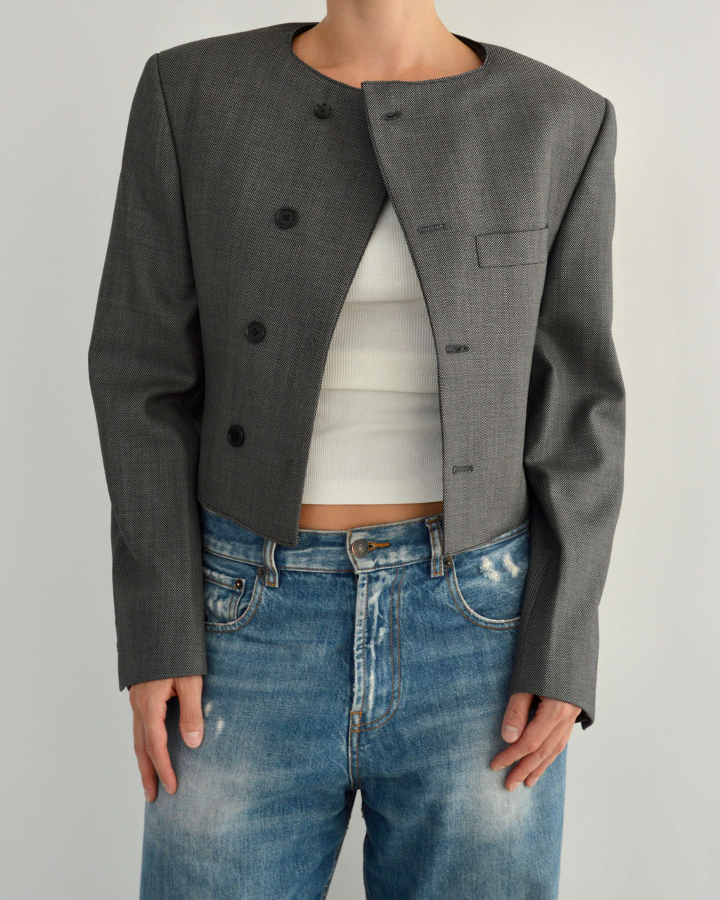 Frame Blazer - Perfect Grey (M)