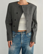 Frame Blazer - Perfect Grey (M)