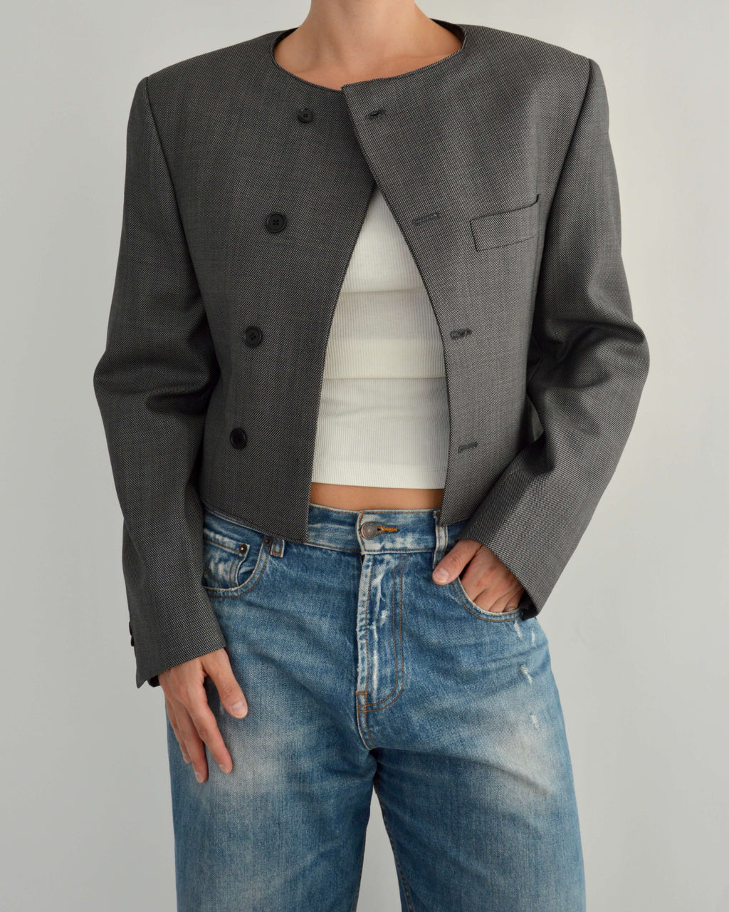 Frame Blazer - Perfect Grey (M)