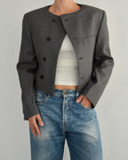 Frame Blazer - Perfect Grey (M)