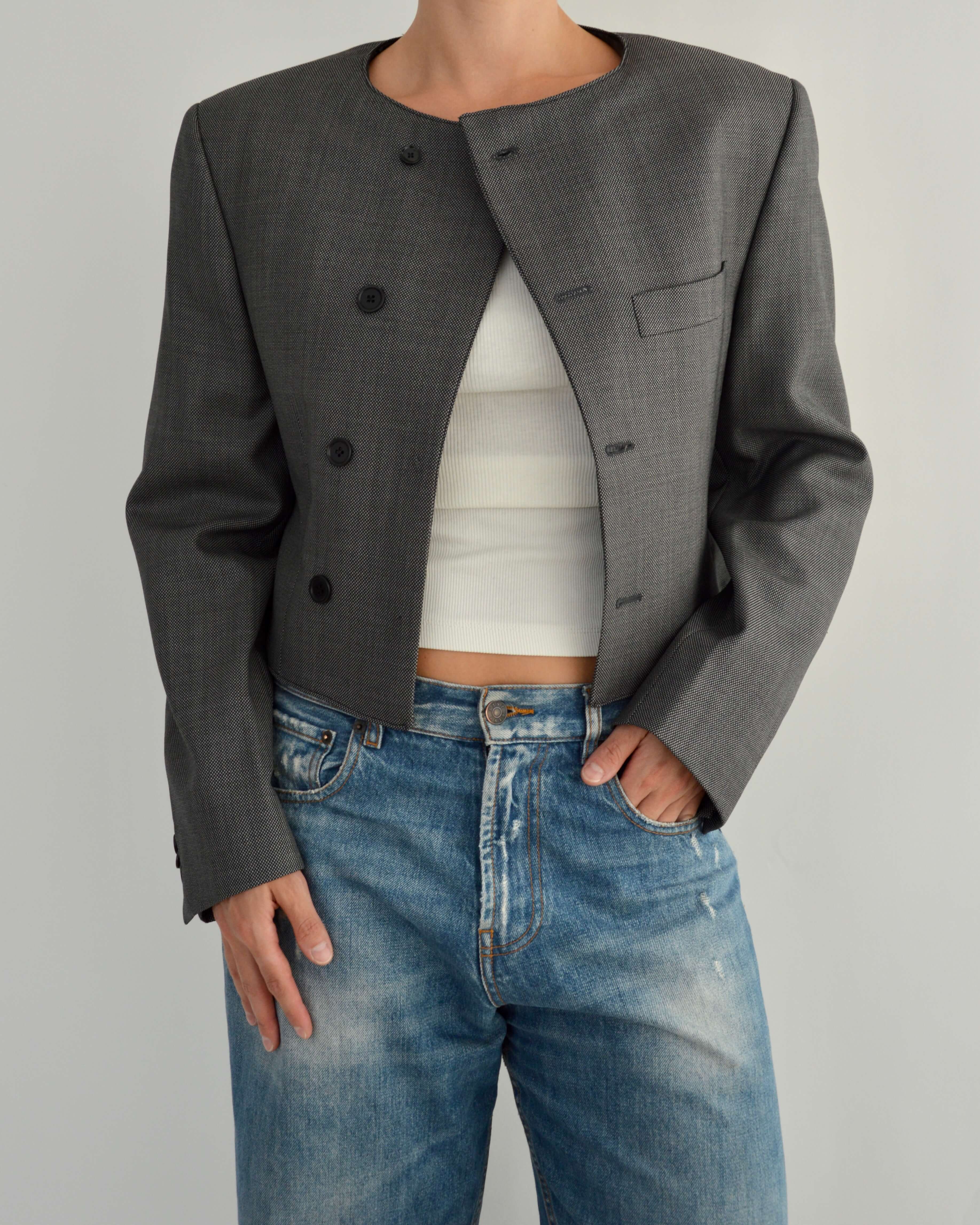 Frame Blazer - Perfect Grey (M)