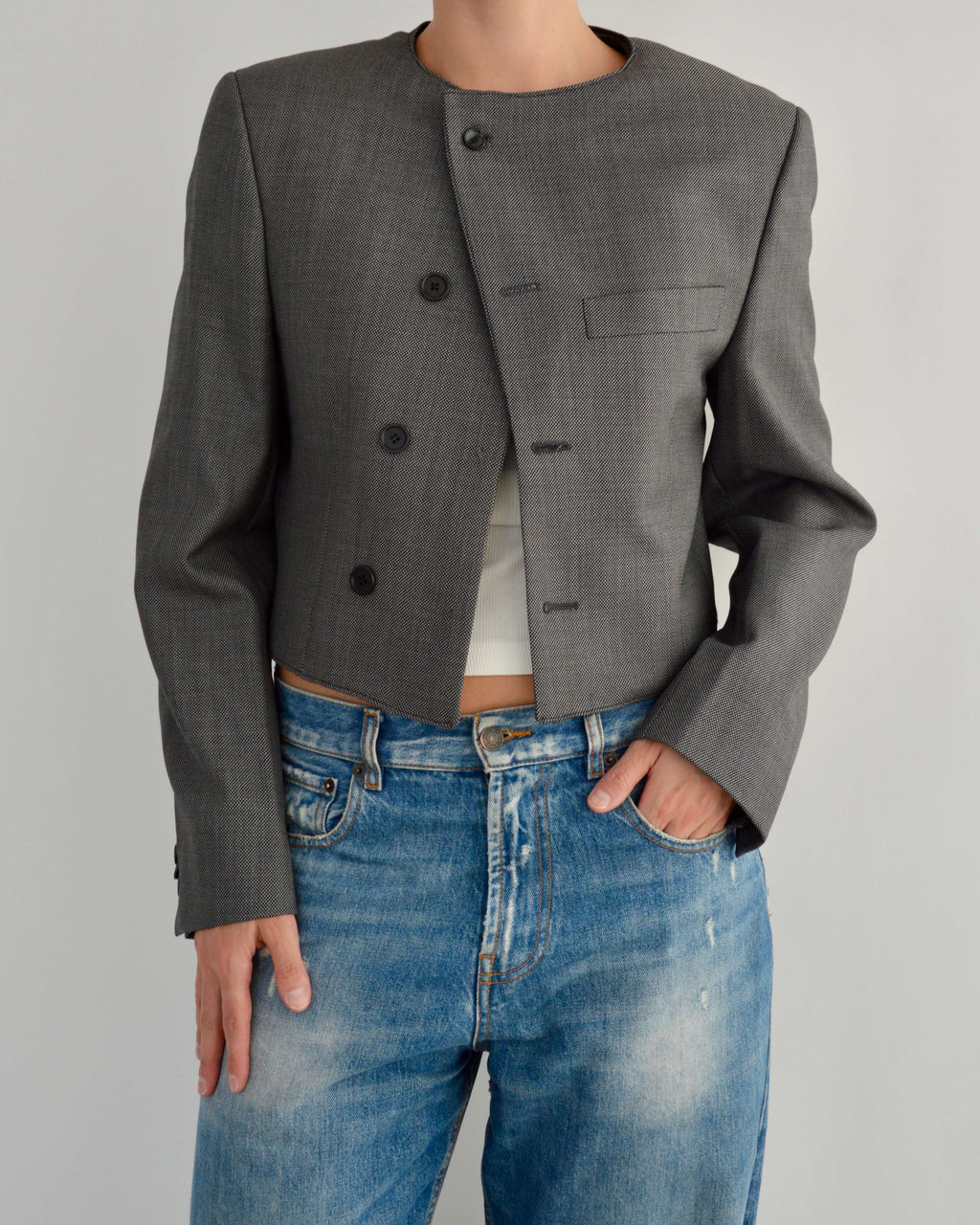 Frame Blazer - Perfect Grey (M)
