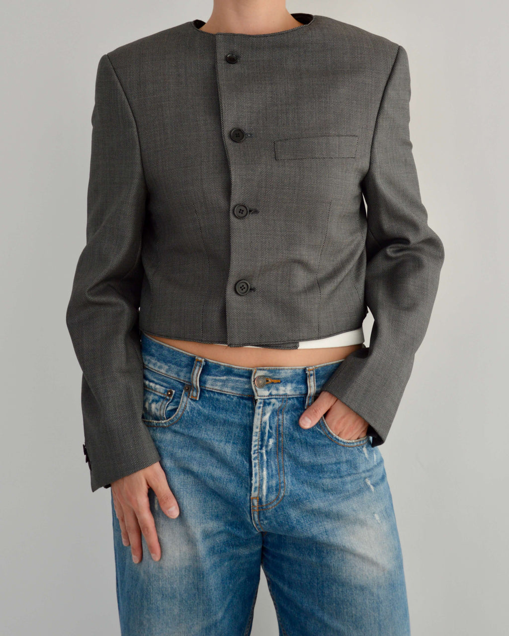 Frame Blazer - Perfect Grey (M)