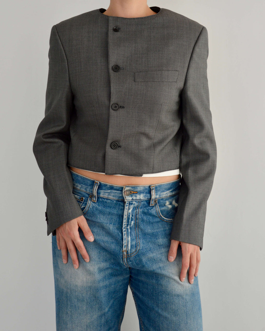 Frame Blazer - Perfect Grey (M)