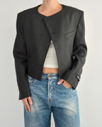 Frame Blazer - Black Tailored (L)