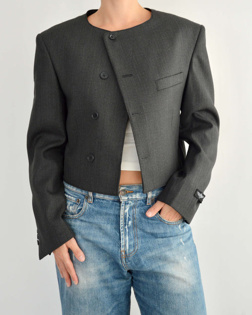 90s Blazer - Black Tailored (L)