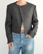 Frame Blazer - Black Tailored (L)