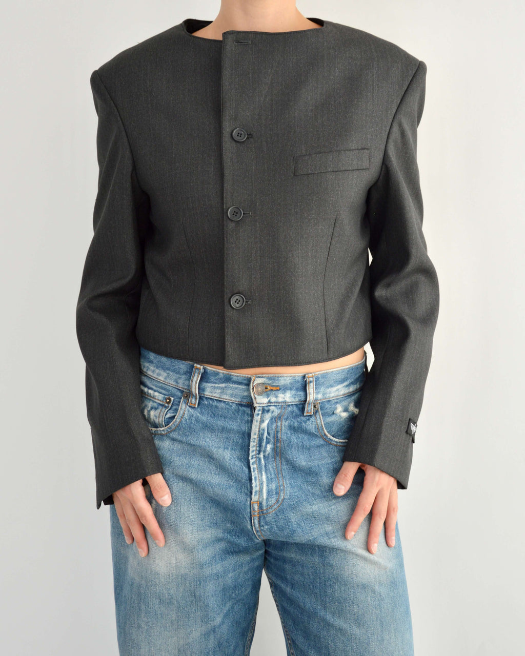 Frame Blazer - Black Tailored (L)