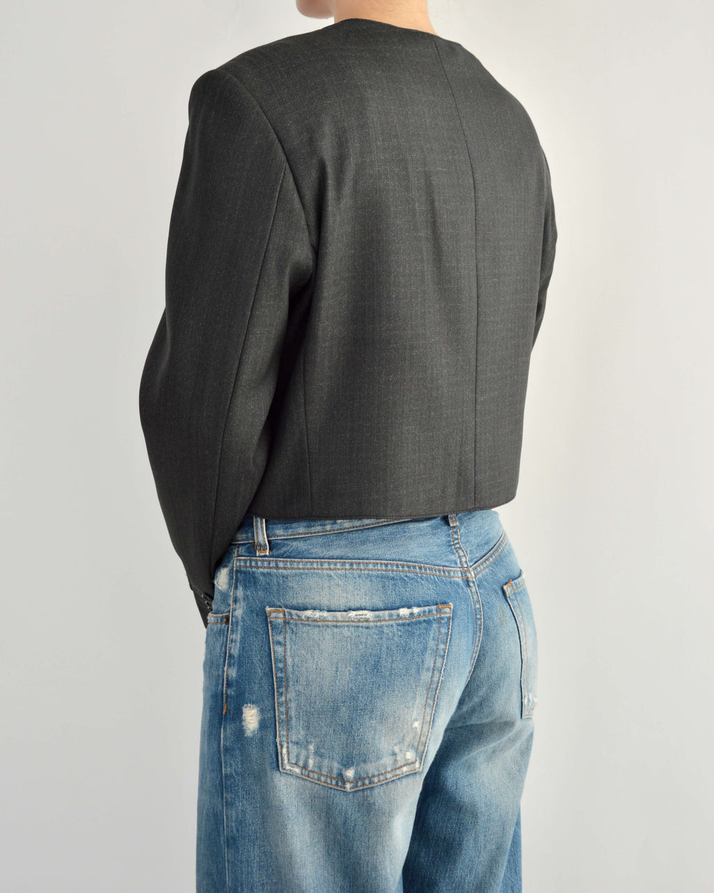Frame Blazer - Black Tailored (L)