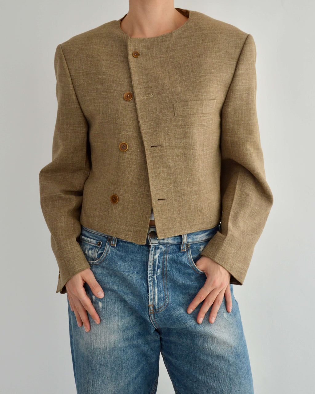 90s Blazer - Beige (L)