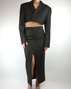 Ensemble veste et jupe longue - Vert parfait (XS/S)