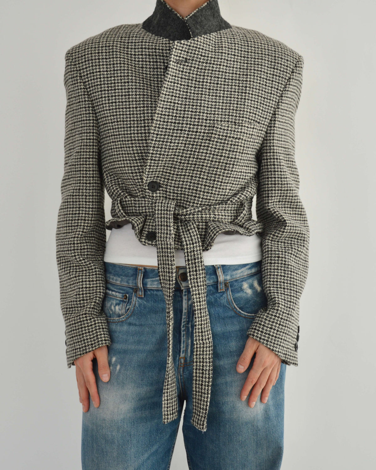 Tied-up Blazer - Tweed (M)