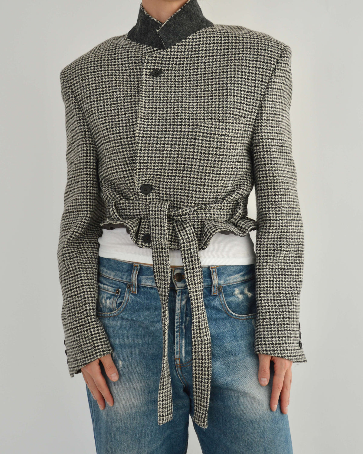 Tied-up Blazer - Tweed (M)