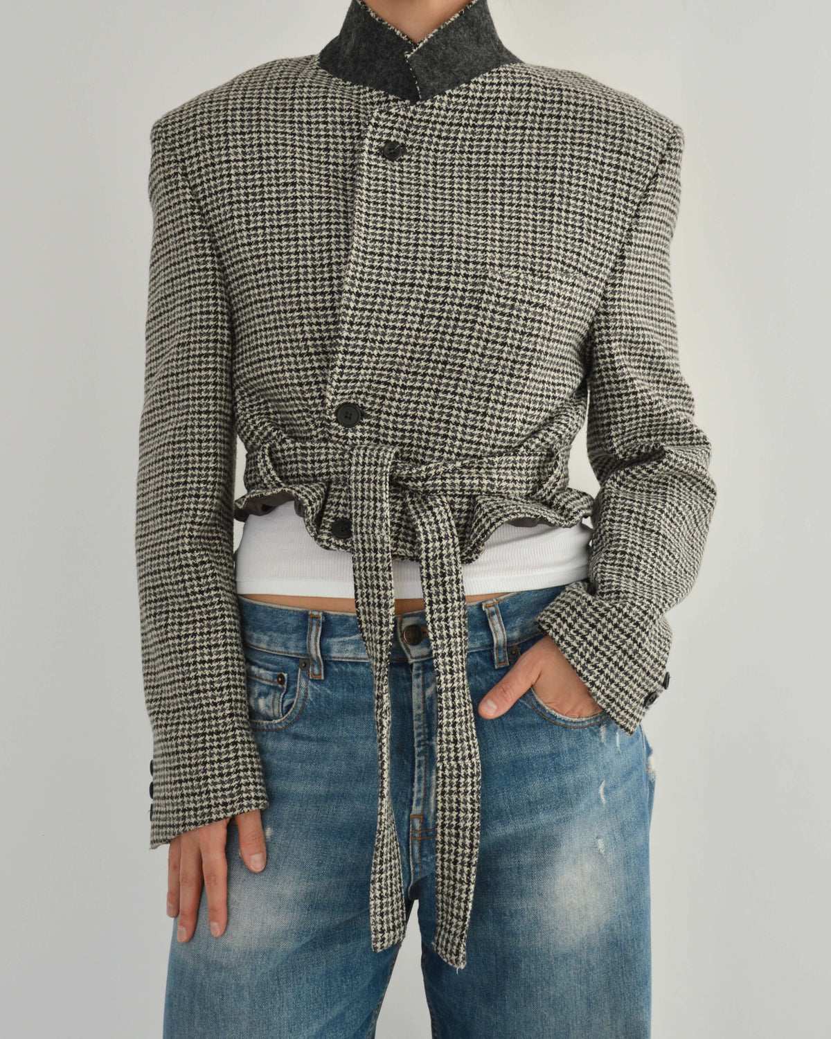 Tied-up Blazer - Tweed (M)