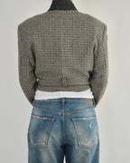 Tied-up Blazer in Tweed, view 9