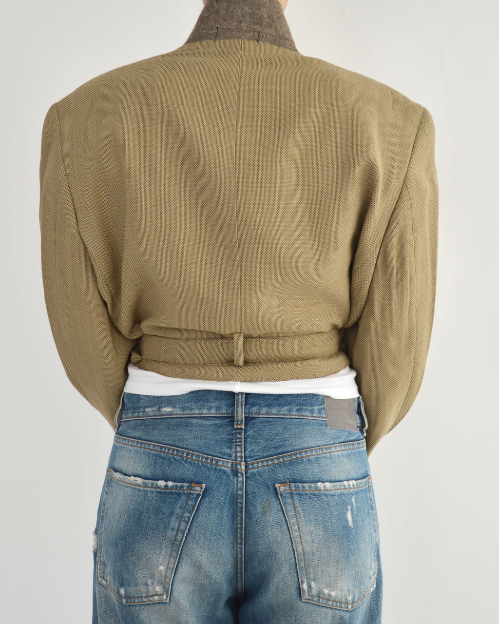 Tied-up Blazer in Golden, view 10