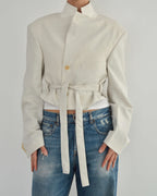 Tied-up Blazer - Pearl (M)