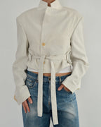 Tied-up Blazer - Pearl (M)