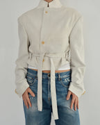 Tied-up Blazer - Pearl (M)