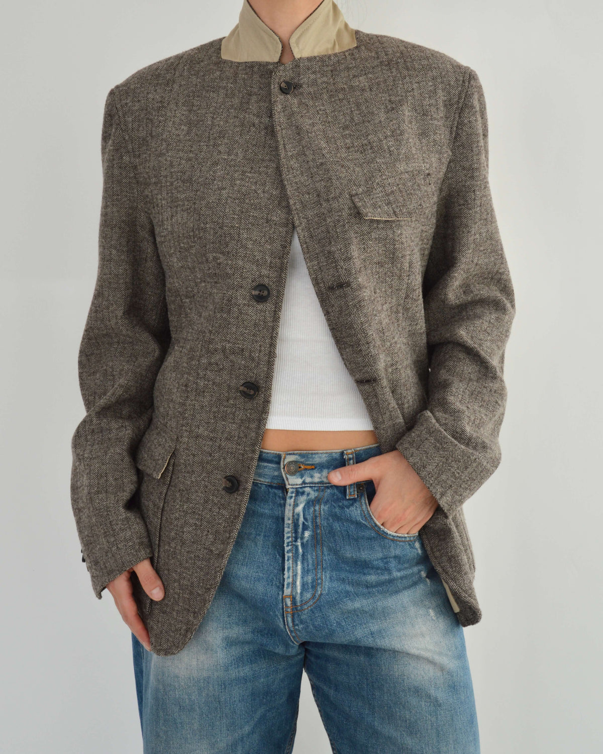 High Neck Blazer - Equestrian (M)