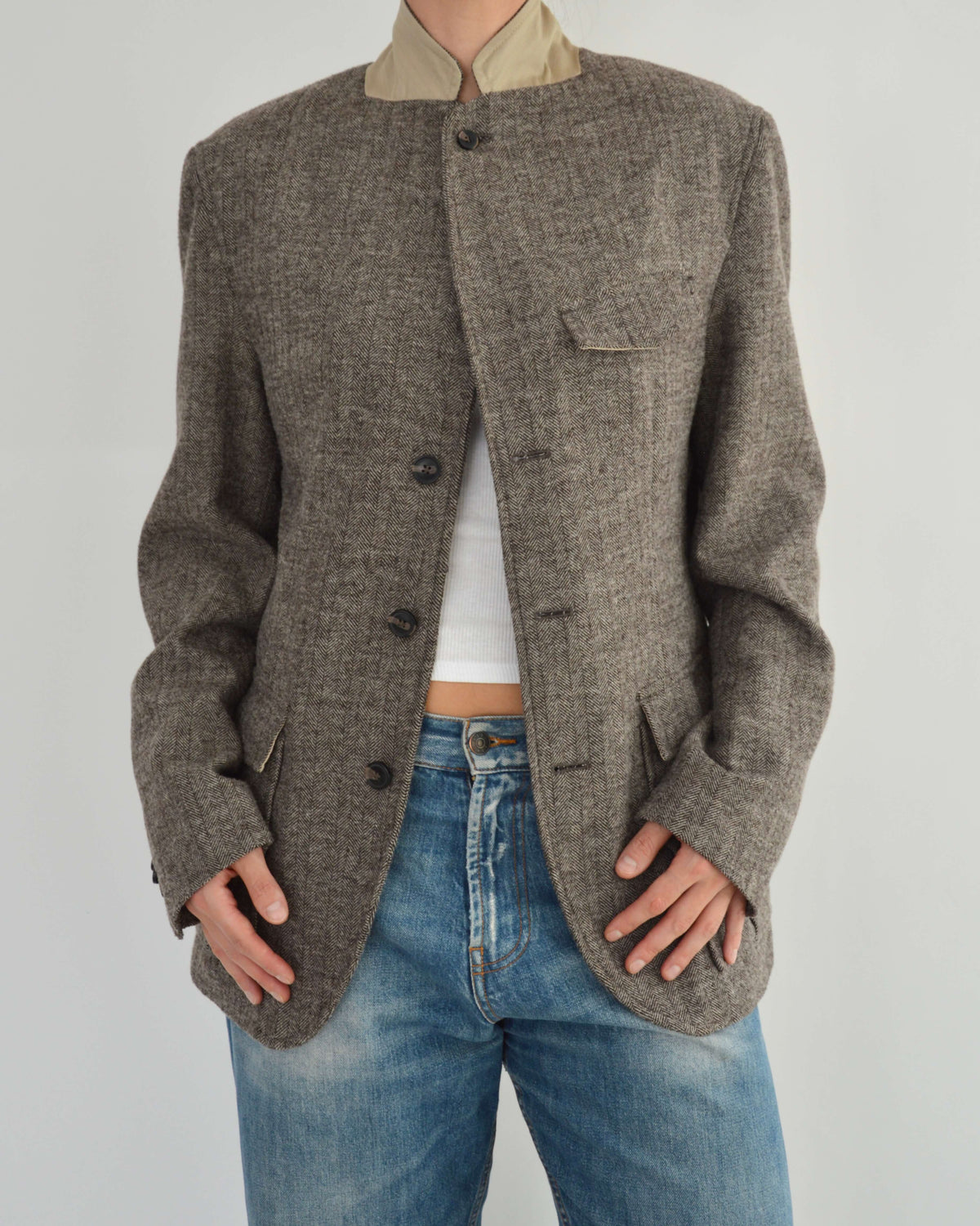 High Neck Blazer - Equestrian (M)