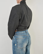 Tied-up Blazer - Tweed Grey (XL)