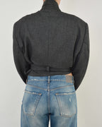 Tied-up Blazer - Tweed Grey (XL)