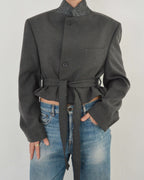 Tied-up Blazer - Grey Perfection (L)