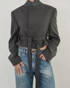 Tied-up Blazer - Grey Perfection (L)