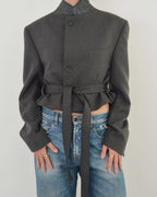 Tied-up Blazer - Grey Perfection (L)