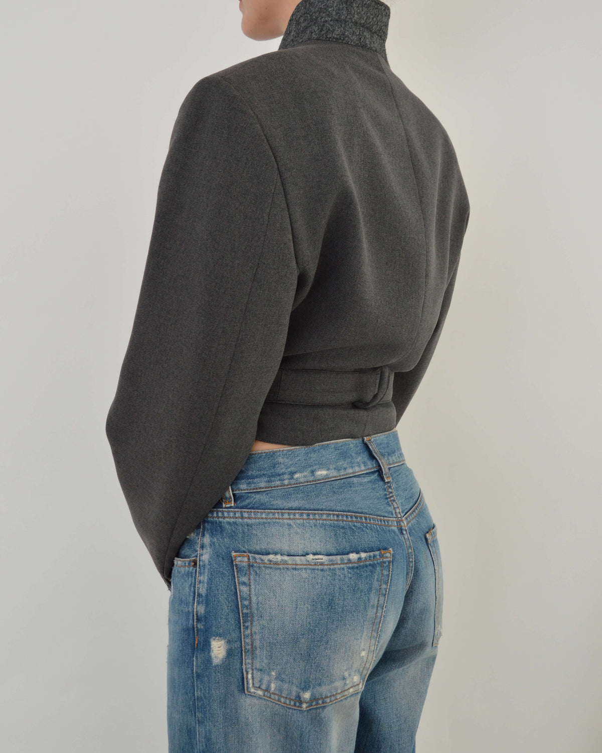 Tied-up Blazer - Grey Perfection (L)