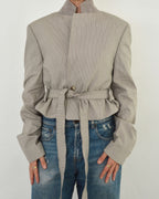 Tied-up Blazer - Pinky Beige (M)