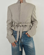 Tied-up Blazer - Pinky Beige (M)