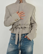 Tied-up Blazer - Pinky Beige (M)