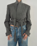 Tied-up Blazer - Grey Tweed (M)