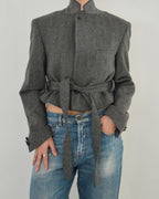 Tied-up Blazer - Grey Tweed (M)