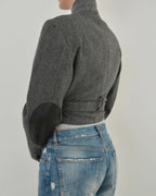 Tied-up Blazer - Grey Tweed (M)