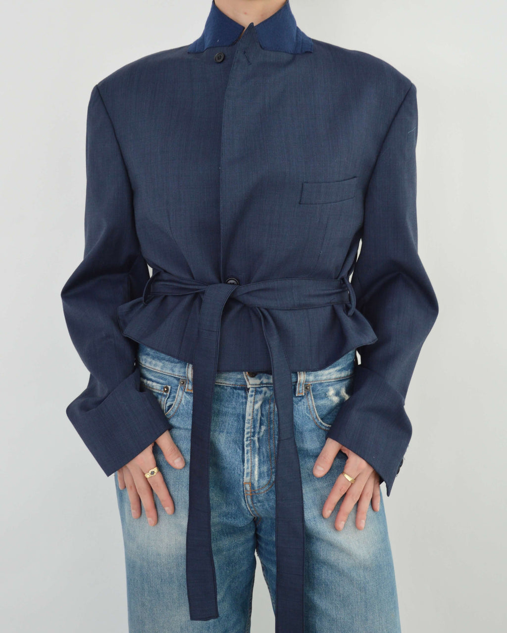 Tied-up Blazer - Perfect Blue (M)