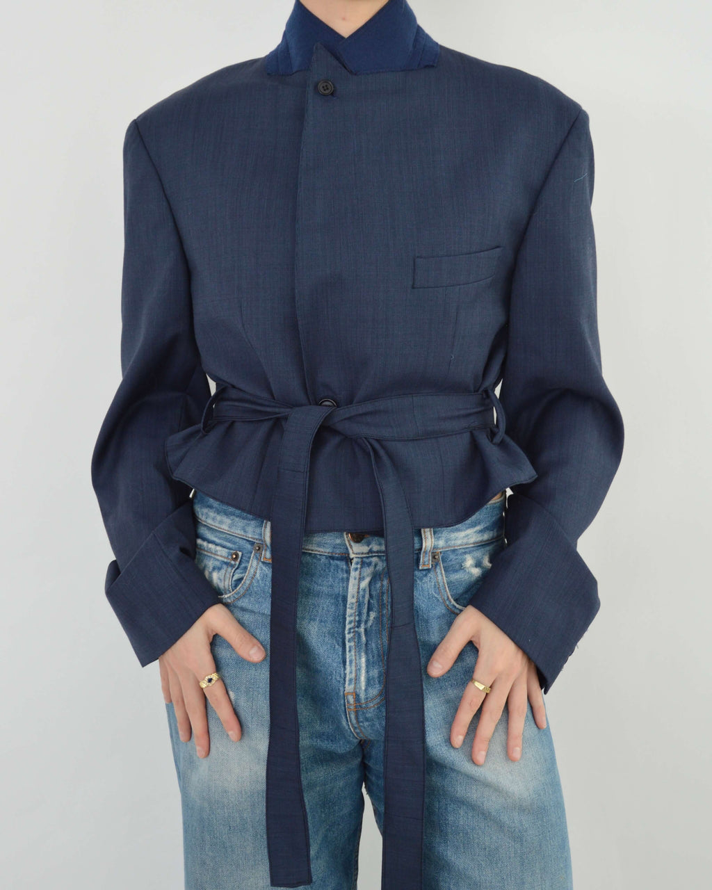 Tied-up Blazer - Perfect Blue (M)
