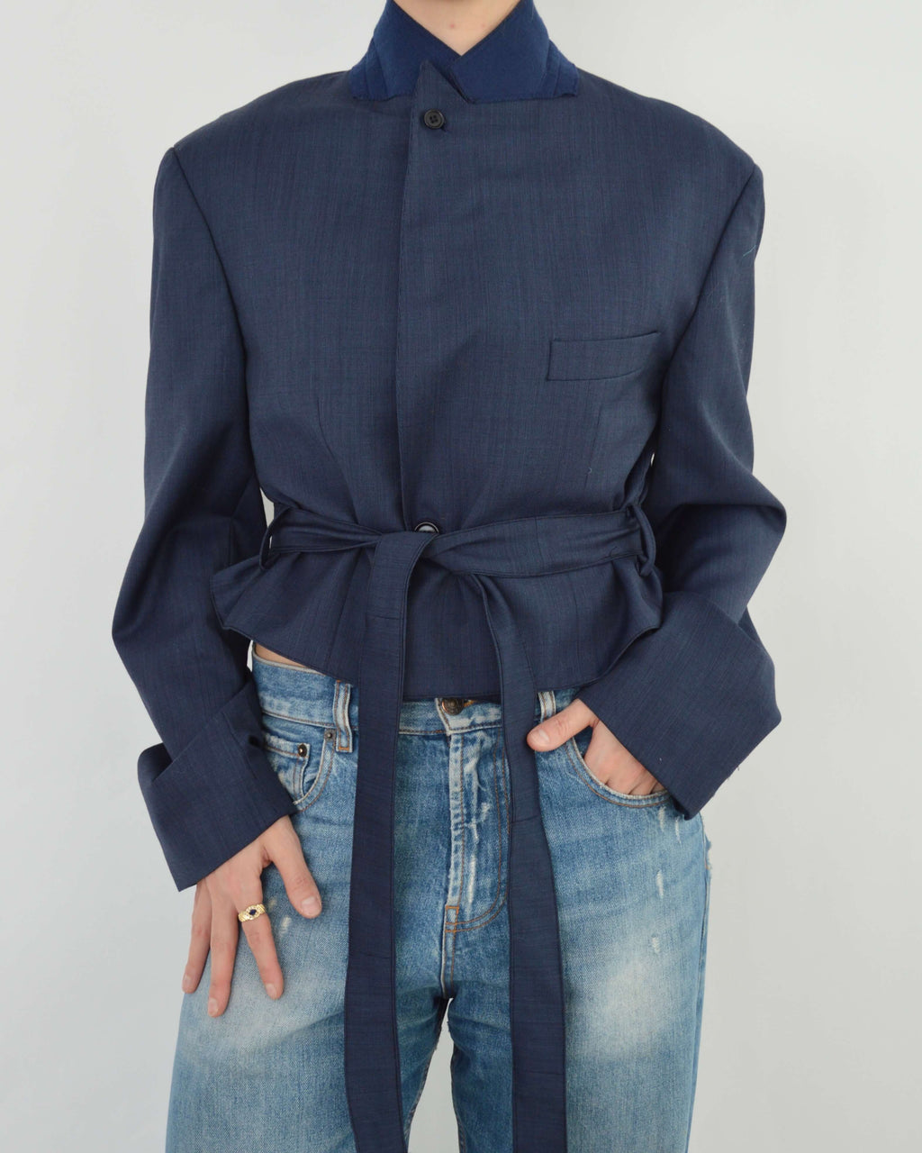 Tied-up Blazer - Perfect Blue (M)