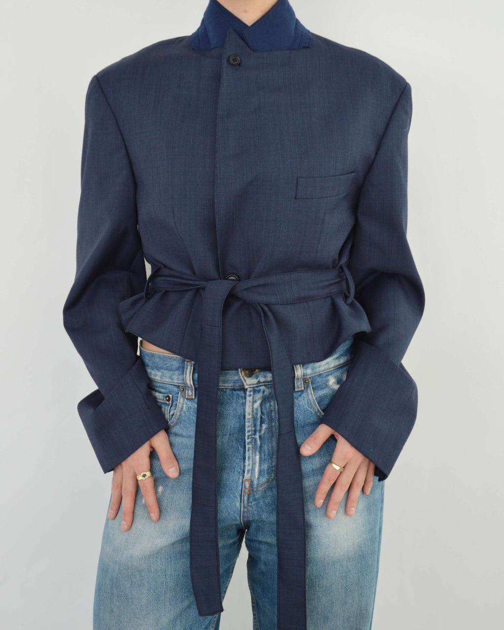 Tied-up Blazer - Perfect Blue (M)