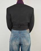 Tied-up Blazer - Purple Collar (M)