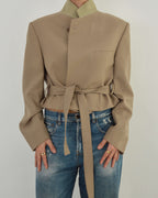 Tied-up Blazer - Beige (L)