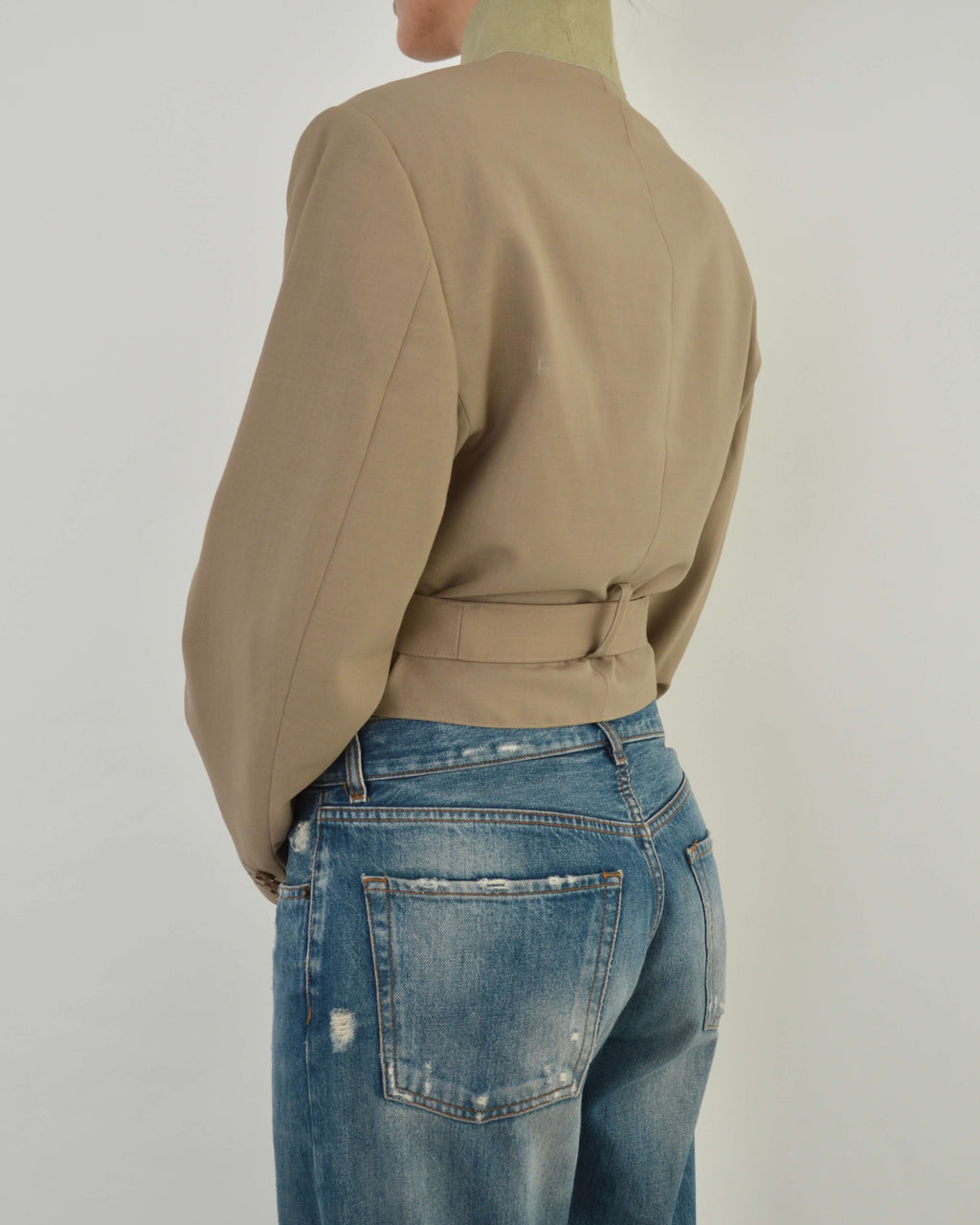 Tied-up Blazer - Beige (L)
