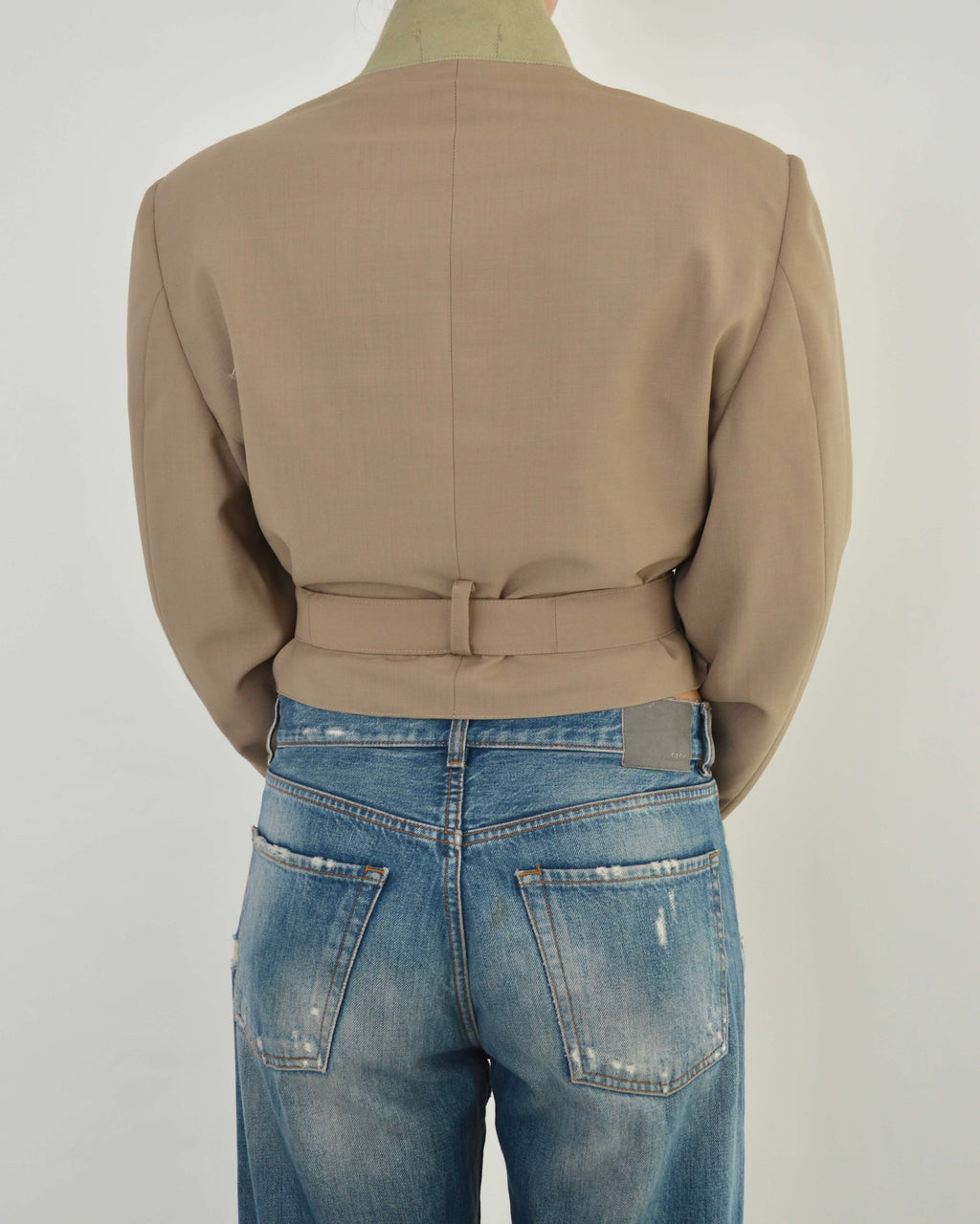Tied-up Blazer - Beige (L)