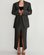 Tailleur jupe - Gris soie (S/M)